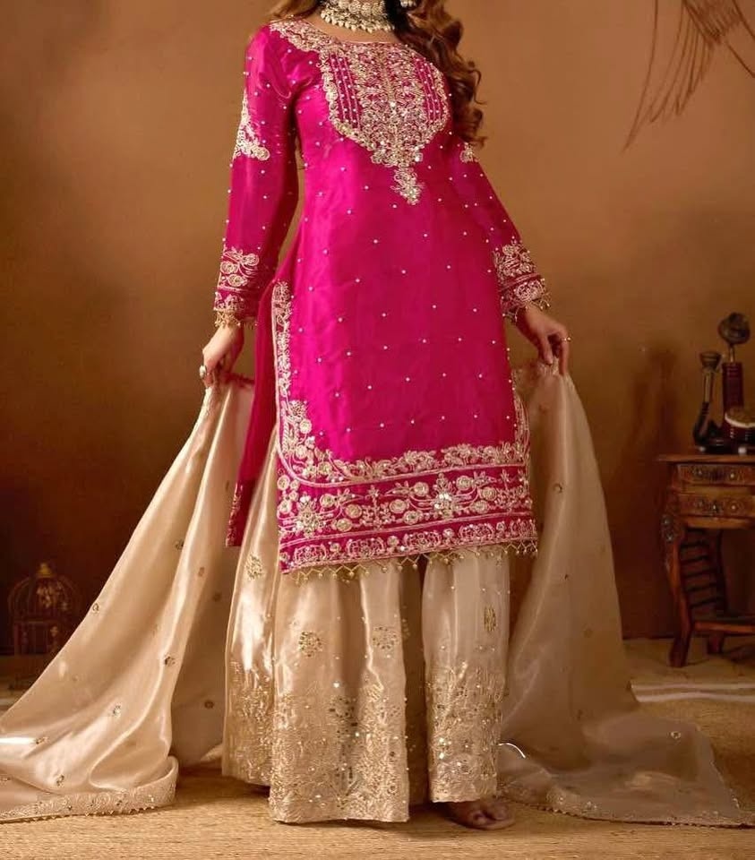 Gorgeous gharara suit
