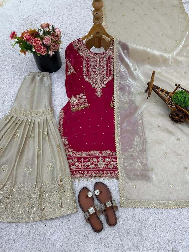 Gorgeous gharara suit - photo 2
