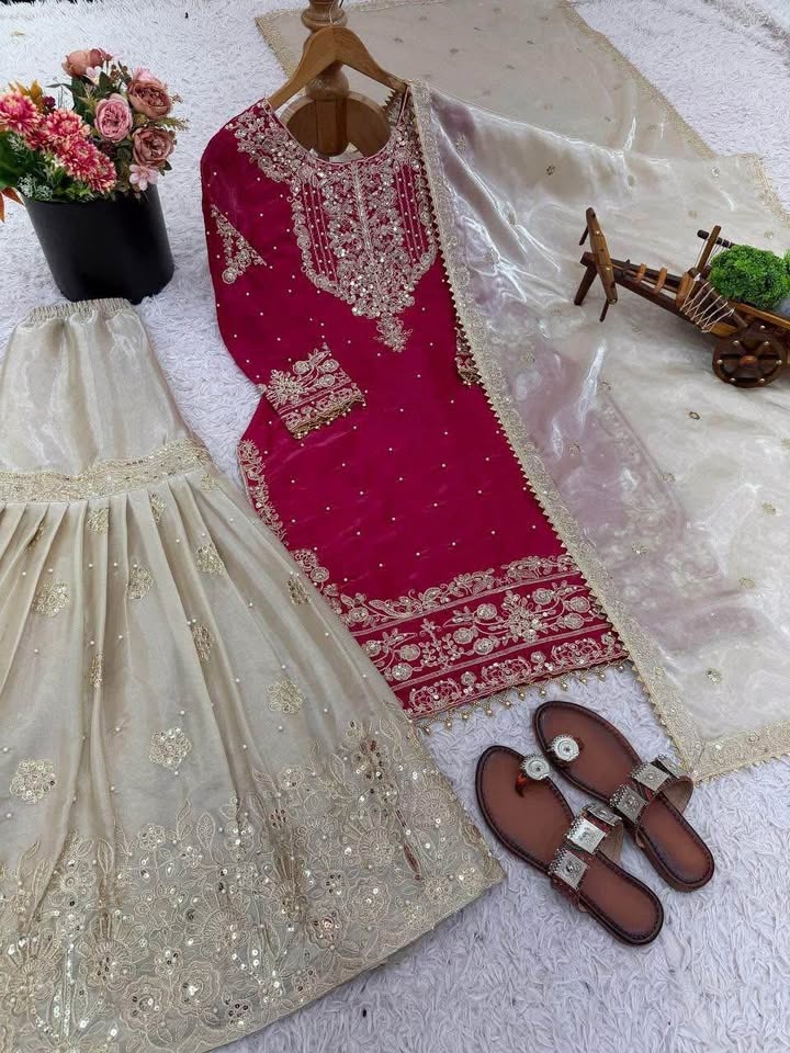 Gorgeous gharara suit - photo 3