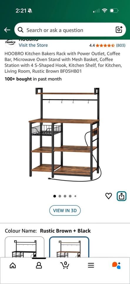 Bakers rack