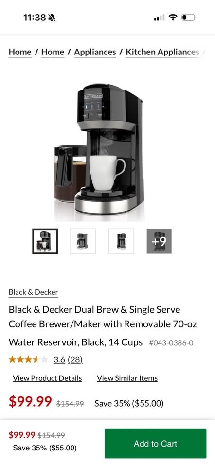 Black and Decker 2 in one coffee machine - photo 2
