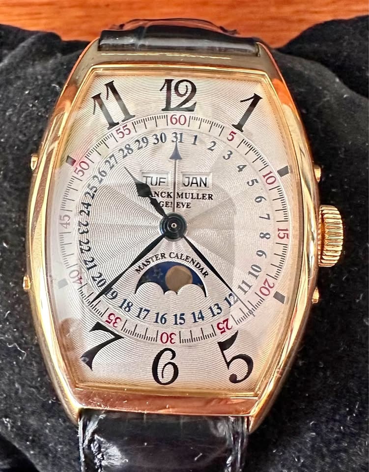 Franck Muller Master Calendar Lunar 18K Gold watch- Full Set