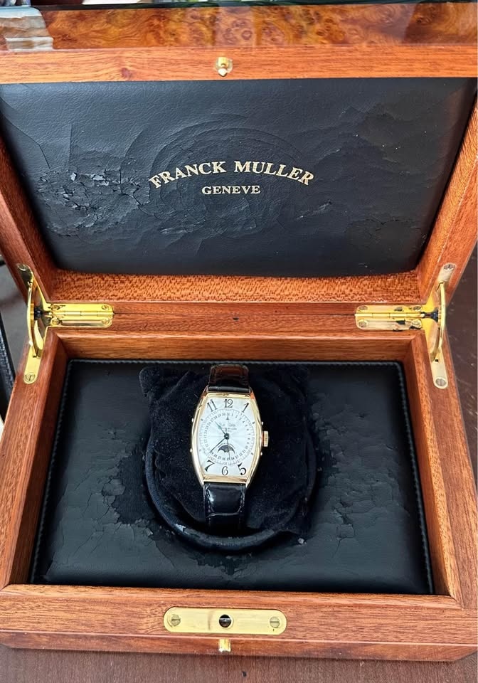 Franck Muller Master Calendar Lunar 18K Gold watch- Full Set - photo 2