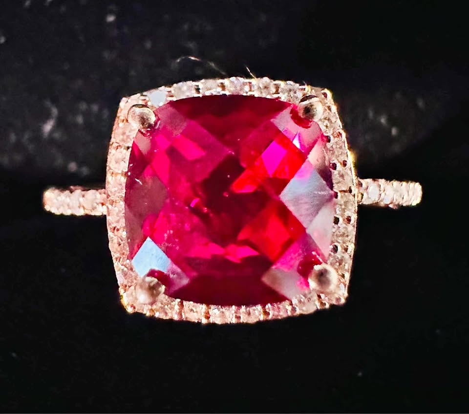 14K Rose Gold Ruby Ring