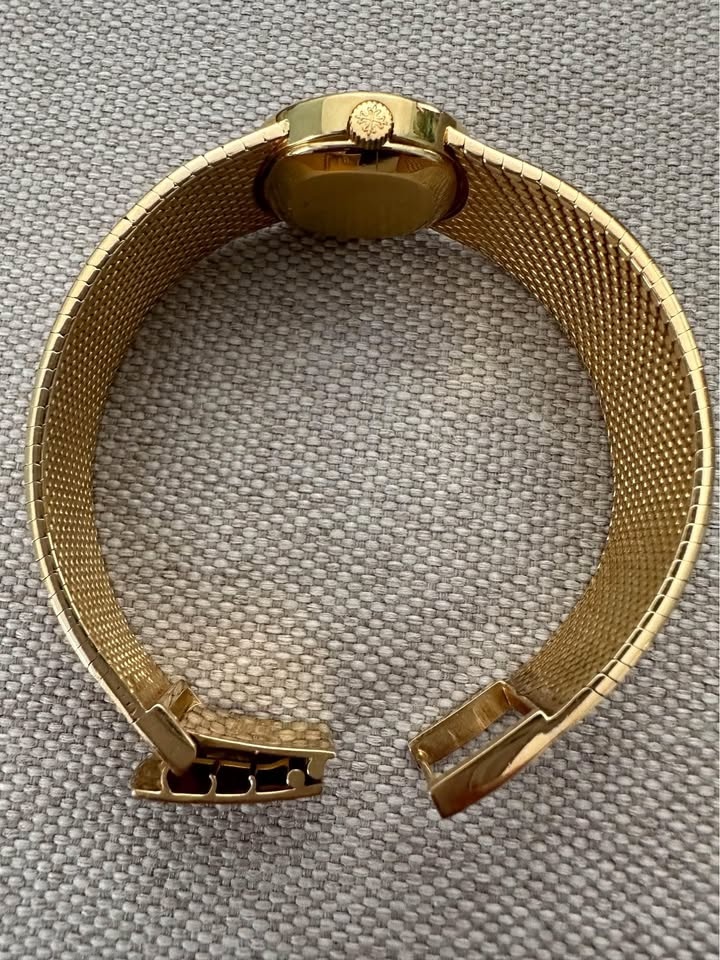 Solid 18K Gold vintage ladies watch - photo 4