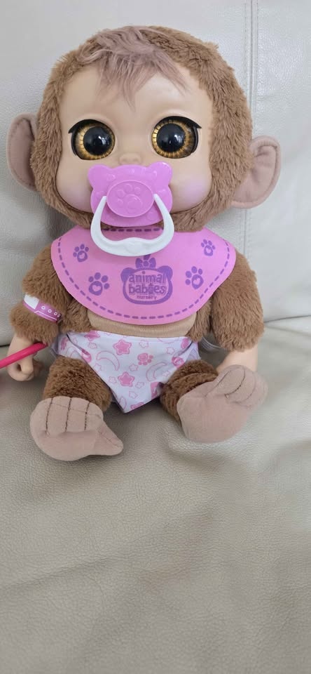 Animal Babies Nursery Baby Chimp + Toy Sand Bucket - photo 4