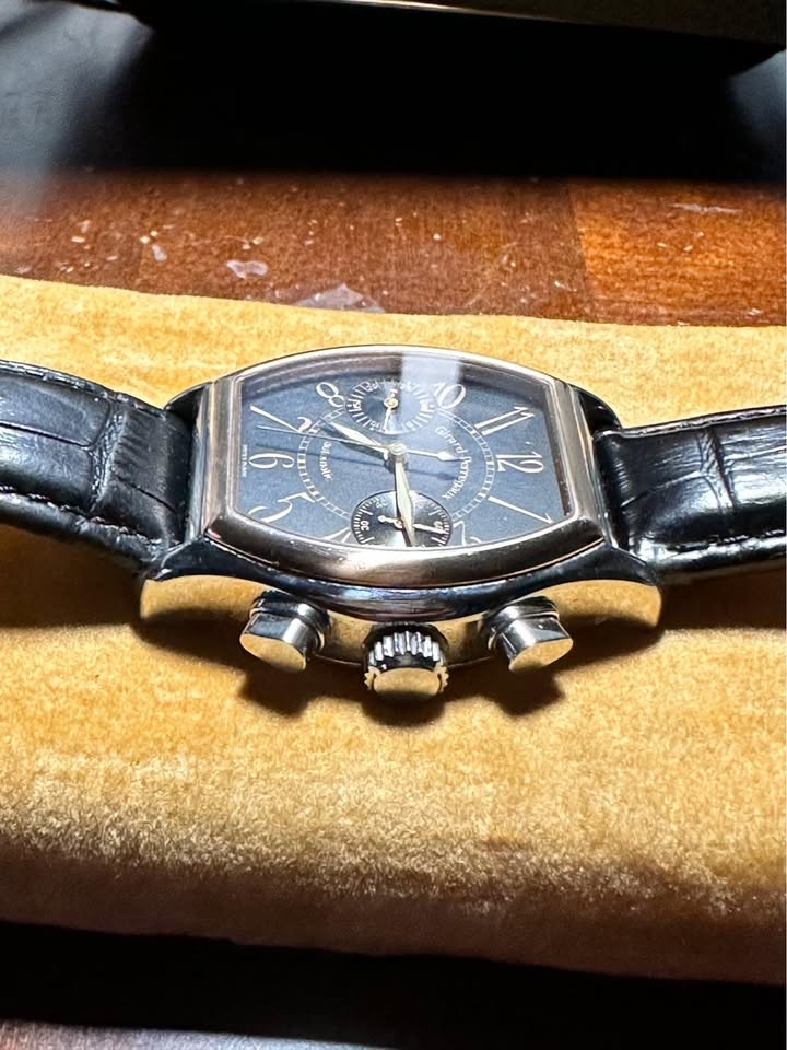 Girald Perrregaux Richville in SS and 18K Rose gold Bezel - photo 2