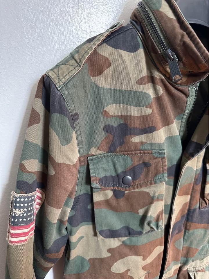 Polo RL USA Army Spring/Autumn jacket - Youth size Medium - photo 2