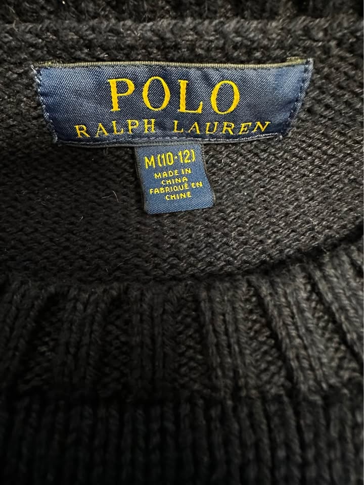 Boys/Girls Polo Teddy Bear knitted sweater (size 10-12) - photo 3