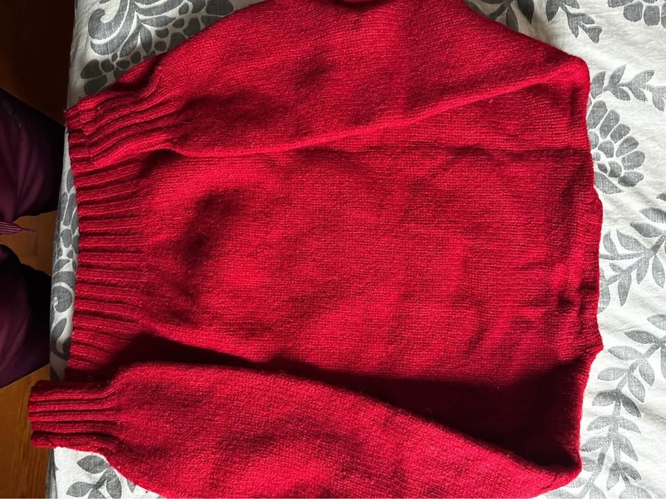 Polo RL Teddy Bear hand knit wool sweater (1990s) collectible - photo 2