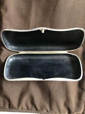 Christofle Silver Eyeglass case- Perfume spray bottle- makeup br - photo 3