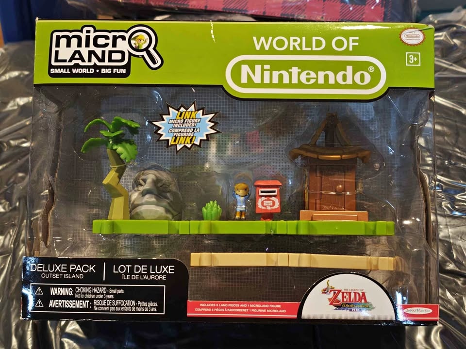 World of Nintendo Micro Land Outset Island playset