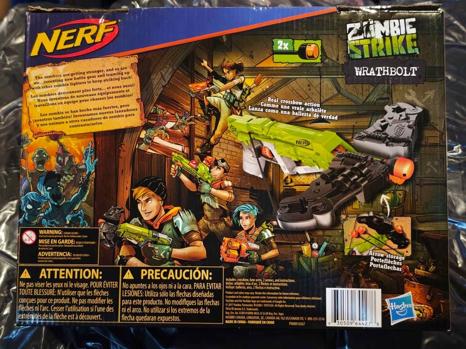 Nerf Zombie Strike Wrathbolt Crossbow - photo 2