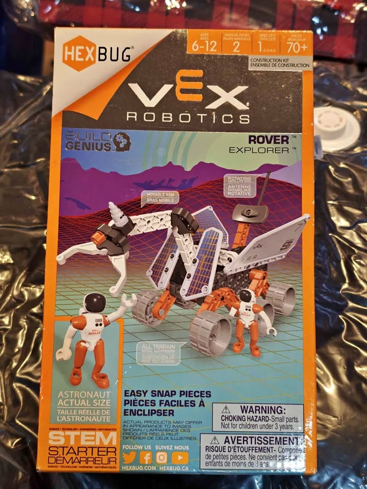 Hexbug VEX Robotics Rover Explorer construction kit.