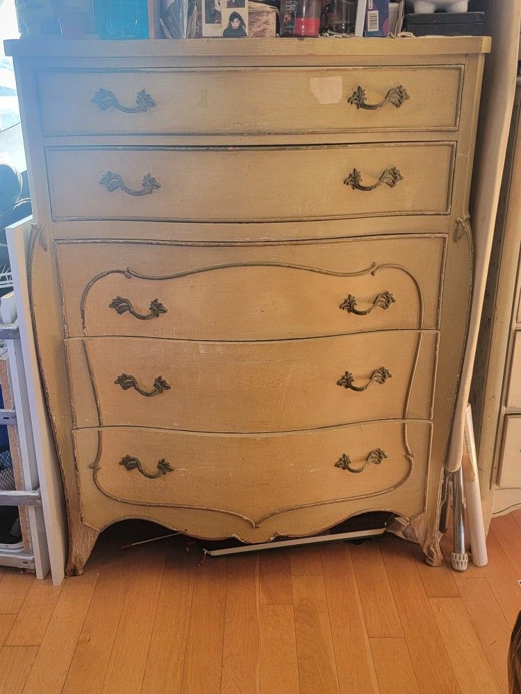 Solid Wood Vintage Dresser