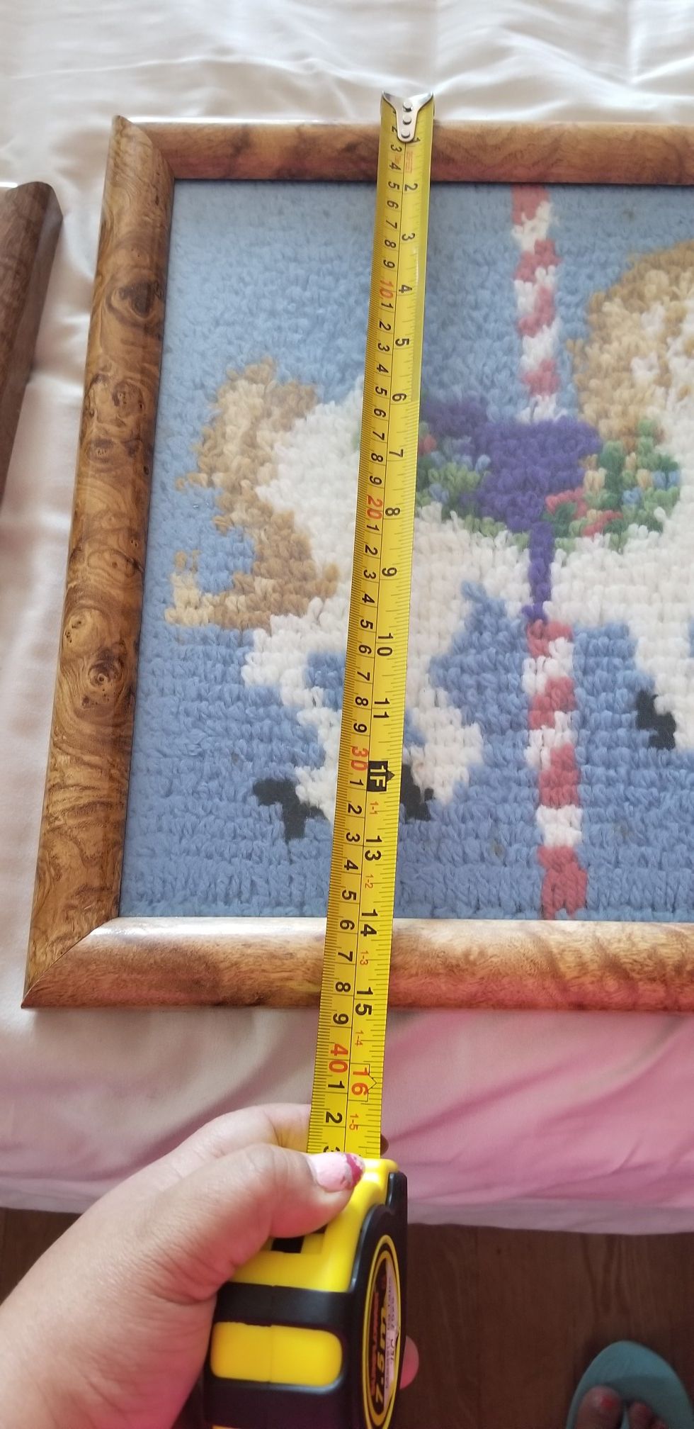 Handmade latchhook baby design - photo 3