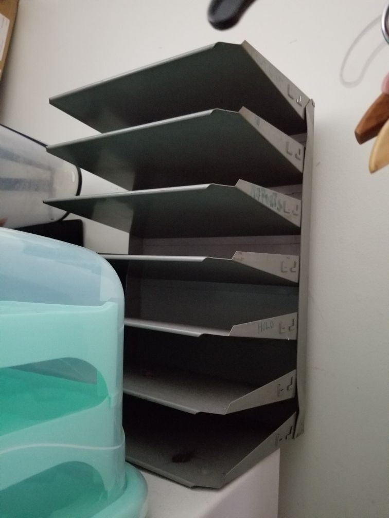 Table top office paper organizer - photo 3