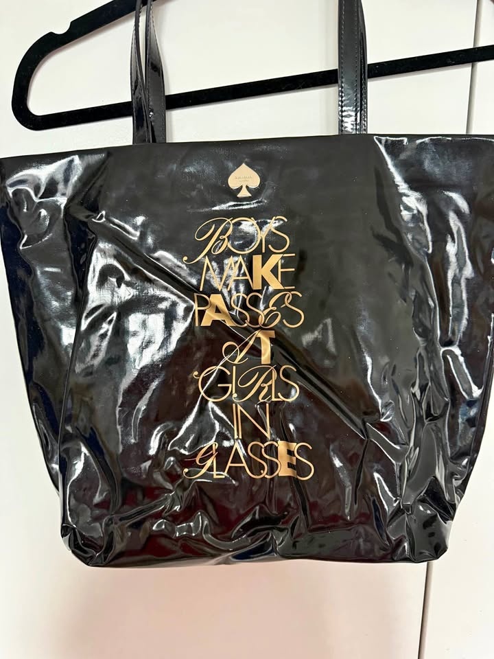 Kate Spade Womens Bon tote W/ Golden Letters