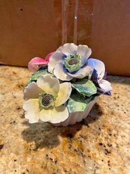 staffordshire bone china bouquet of flowers