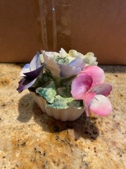 staffordshire bone china bouquet of flowers - photo 3
