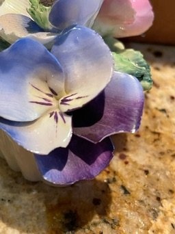 staffordshire bone china bouquet of flowers - photo 4