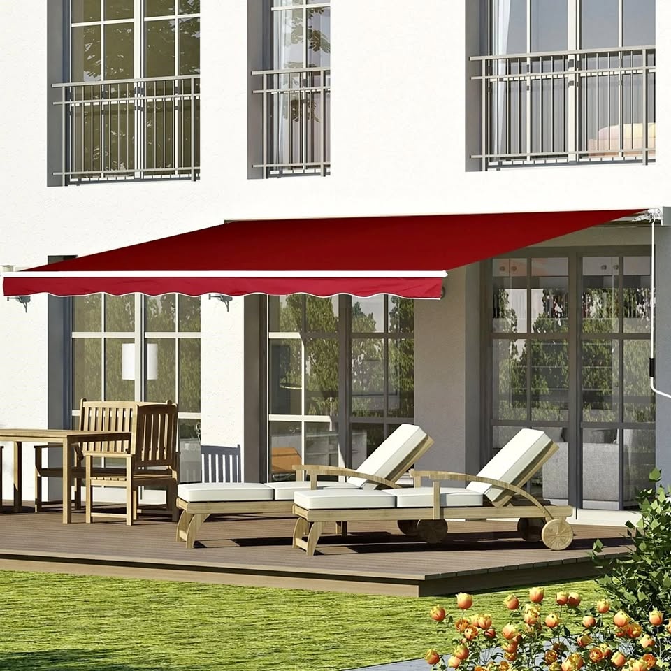 Retractable Manual Patio Awning