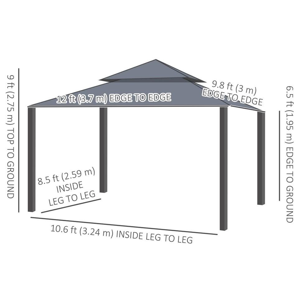 NEW-10x12ft Patio Gazebo - photo 3