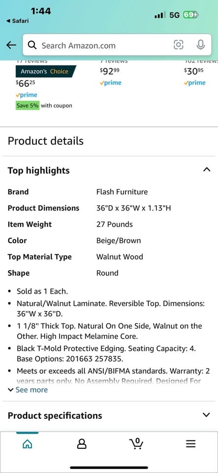 Reversable table top - photo 5