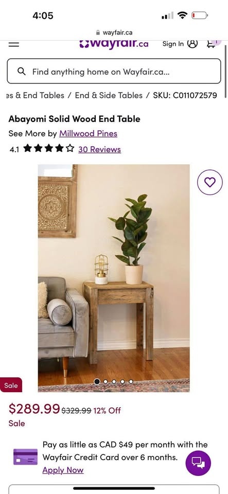 Side table