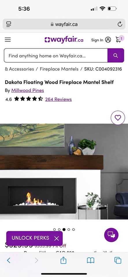 Wood shelf