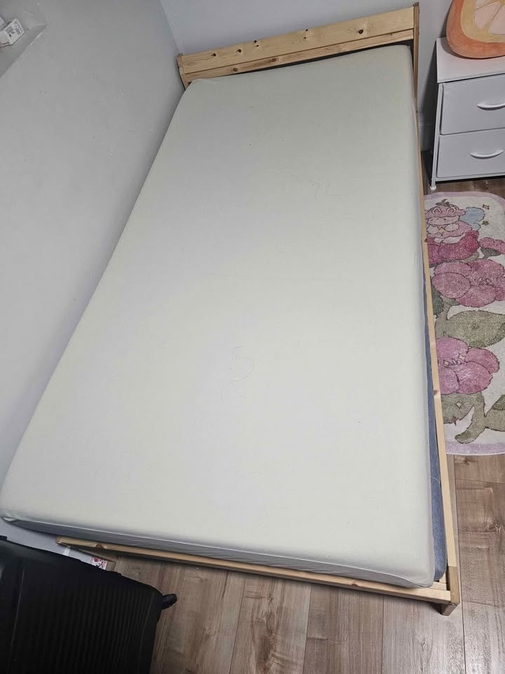 Bed Frame W/ Mattress & foam mattress - photo 3