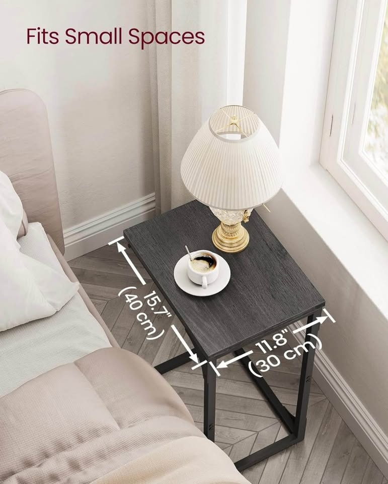 VASAGLE C-Shaped Side Tables (Set of 2) – New in Box - photo 3