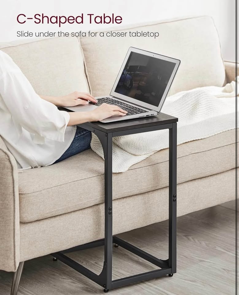 VASAGLE C-Shaped Side Tables (Set of 2) – New in Box - photo 4