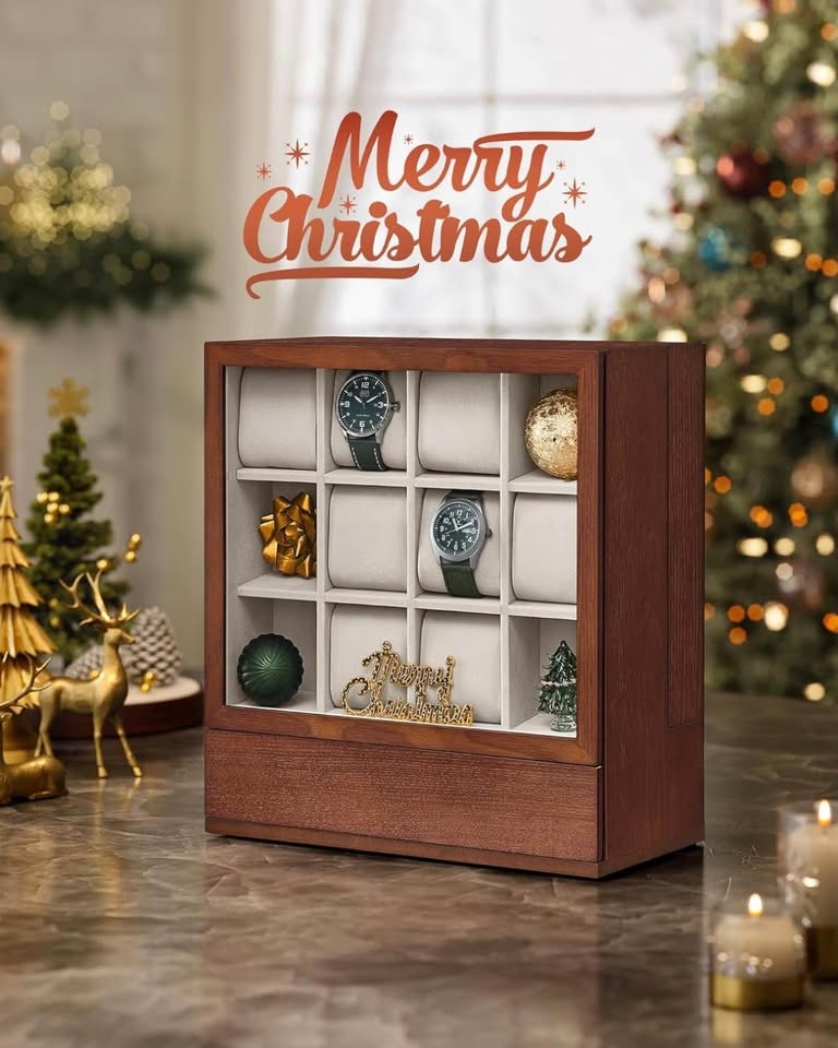 🕰️ Perfect gift ! Watch Storage Case – SONGMICS 12-Slot Watch Bo - photo 4