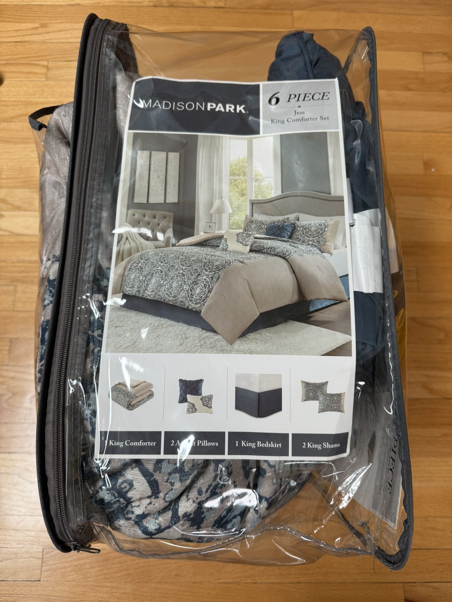 King Size Comforter 6 Piece Set