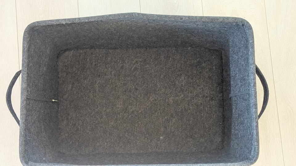 Gray Felt Storage Bin (Foldable) - photo 4