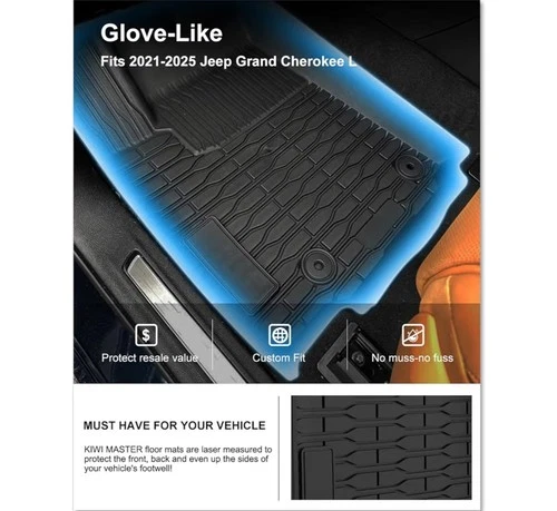 Floor Mats for Jeep Grand Cherokee, KIWI MASTER 2021-2025 - Fron - photo 5