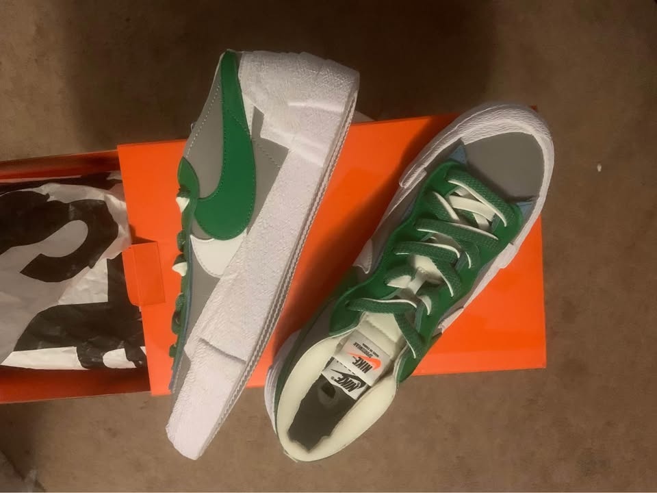 Nike x Sacai Blazer Low Green Size 9.5 - photo 3