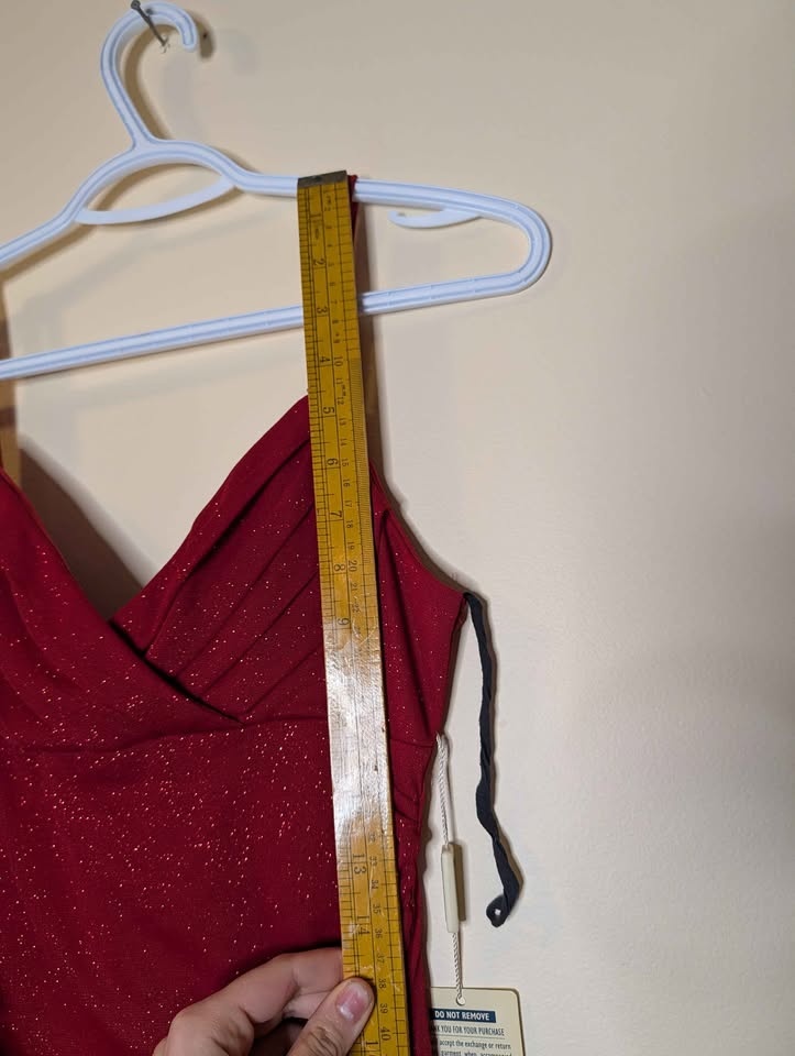 Vintage Sears Red Evening Dress Size 6 - photo 4