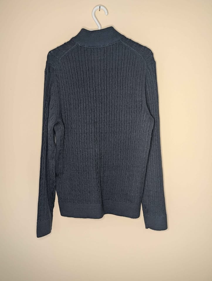 NEW size medium Denver Hanes Sweater navy blue - photo 4