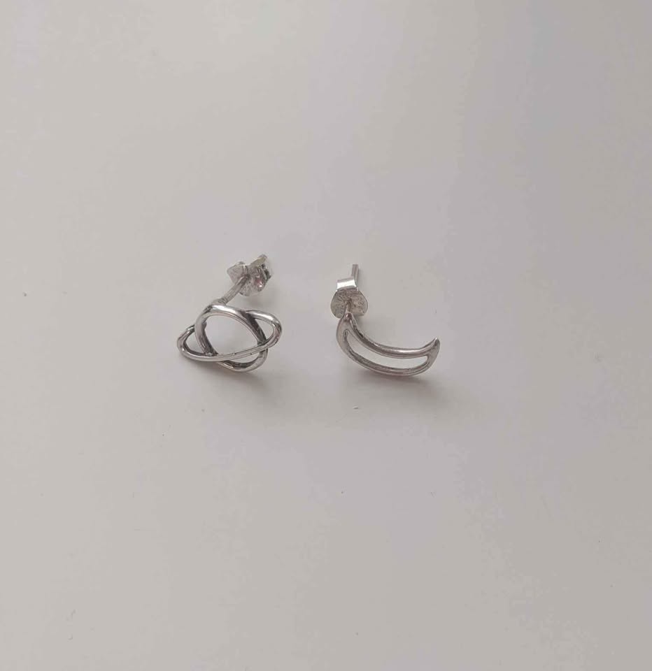 Sterling silver earrings - photo 3