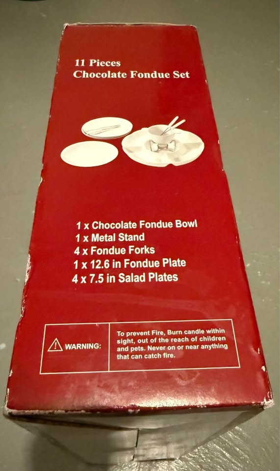 11-piece chocolate fondue set. - photo 2