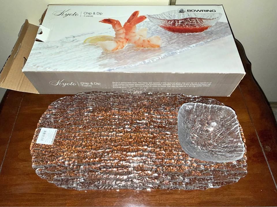 Bowring Kyoto 2-piece chip & dip set