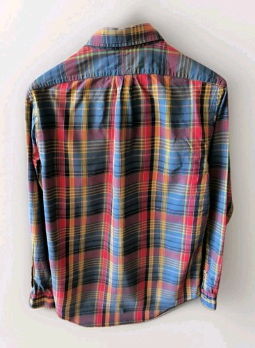 Vintage Ralph Lauren Plaid Button Down Shirt Mens M - photo 2