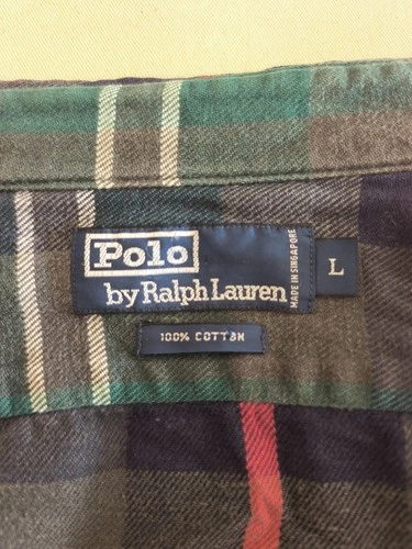 Vintage Polo Ralph Lauren Flannel Shooting Shirt L - photo 2