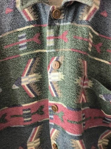 Vintage Orvis Aztec Southwestern Shirt Jacket L - photo 2
