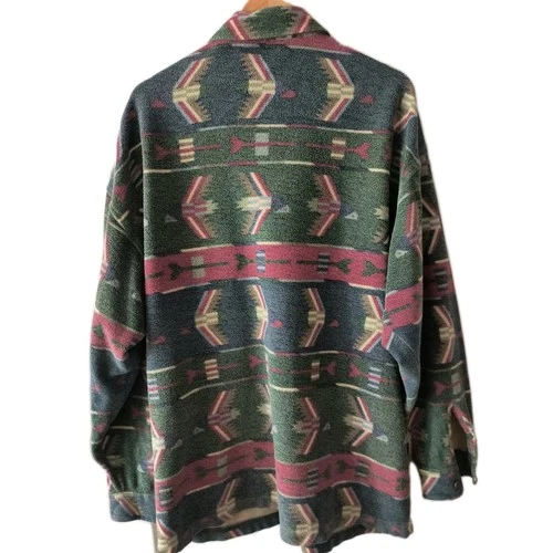 Vintage Orvis Aztec Southwestern Shirt Jacket L - photo 3