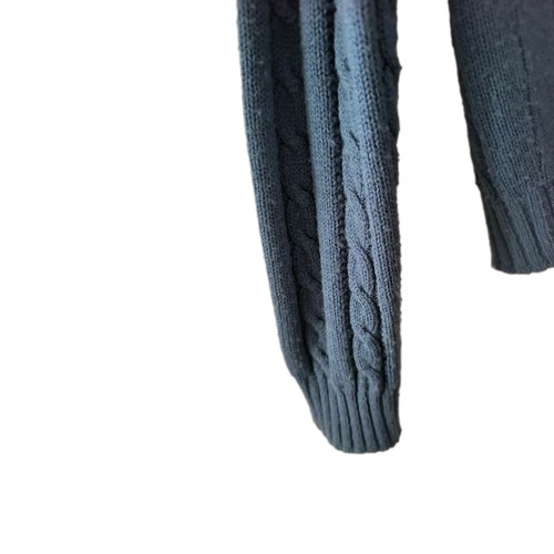 Vintage Jantzen Cardigan Medium Blue Cable Knit - photo 4
