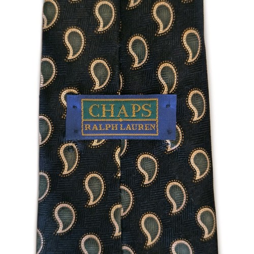 Vintage Chaps Ralph Lauren 100% Silk Paisley Tie Made in Canada - photo 3