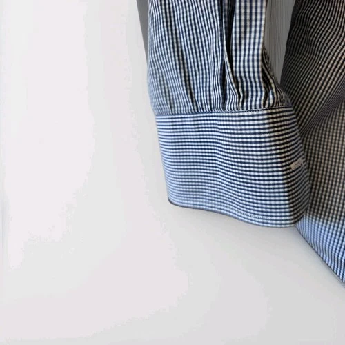 Paul & Shark Yachting Men's Shirt 15.5 M Blue Gingham - photo 4